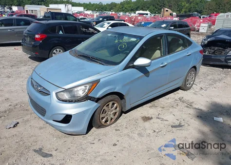 2013 Hyundai Accent Gls из США, поврежденный, VIN KMHCT4AE3DU447325